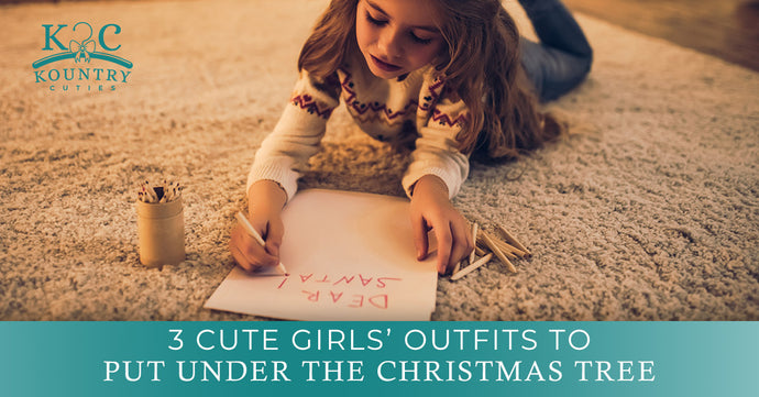 3 Cute Girls’ Outfits To Put Under The Christmas Tree
