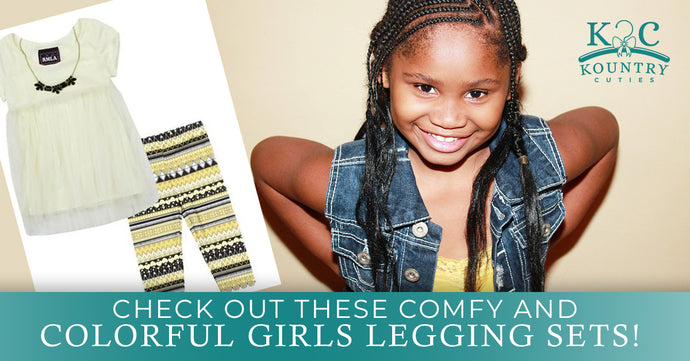 Check Out These Comfy And Colorful Girls Legging Sets!