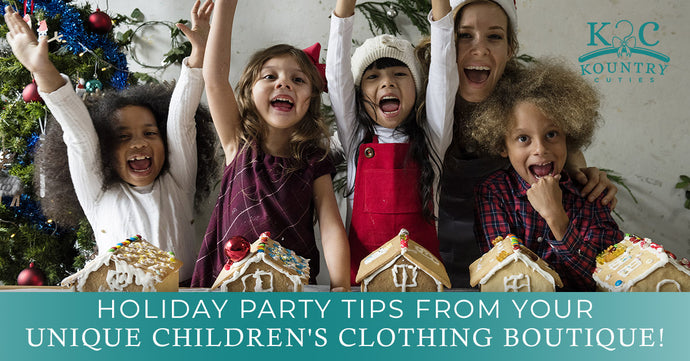 Holiday Party Tips From Your Unique Children's Clothing Boutique!