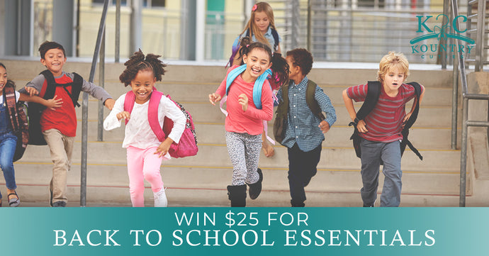 Win $25 for Back to School Essentials