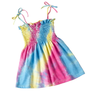 Infant/Toddler Girl's Tie-Dye Twirl Dress