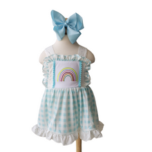 Infant Girl's Rainbow Romper Dress