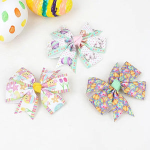 Girl's Easter Hair Bows (3 designs)
