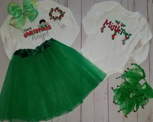 Infants Holiday Romper - Mistle Toes
