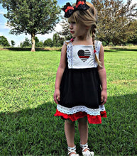 Girl's Thin Red Line Dress