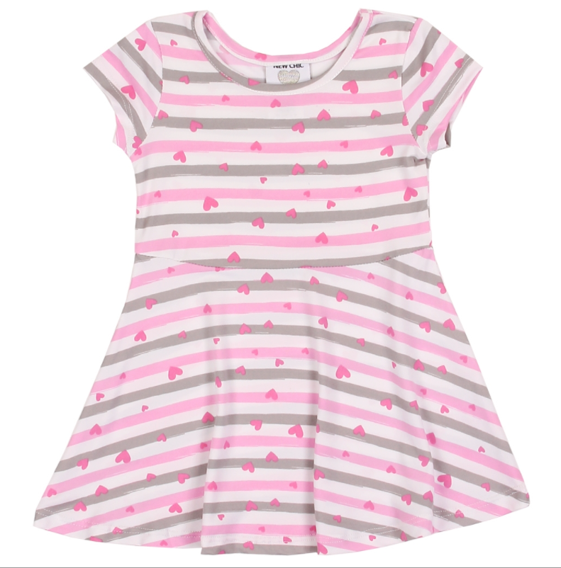 Infant Girl's Heart Dress (2 Colors)