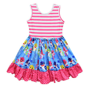 Girl's Baby Shark Tank Twirl Dress