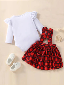 Infant Girl's 2PC LOVE Skirt Set