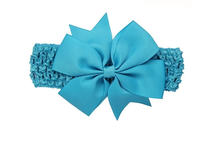 Girl's - Knitted Headband - Blue