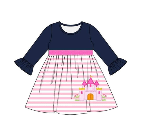 Girl's Princess Castle Twirl Dress