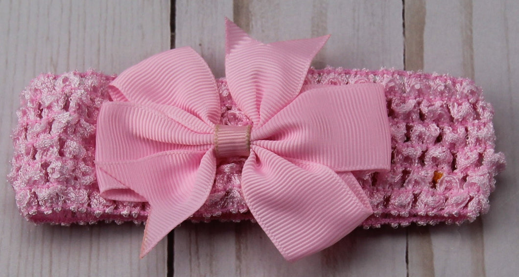 Girl's - Knitted Headband - Pink
