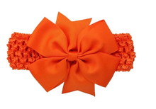Girl's - Knitted Headband - Orange