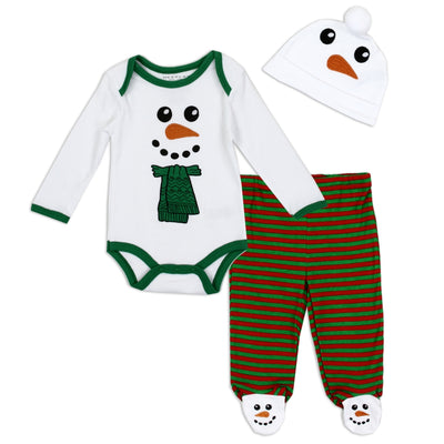 Infant's 3PC Snowman Set