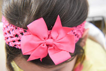 Girl's - Knitted Headband - Hot Pink
